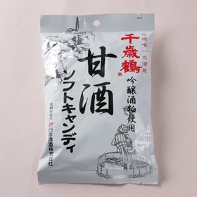 Amazon.co.jp: ロマンス製菓 甘酒ソフトキャンディ 千歳鶴吟醸酒粕使用